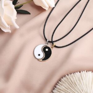 Yin and yang necklace