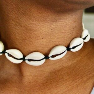 Cowry bead necklace