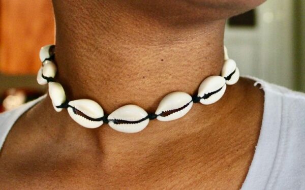 IMG_2010 Cowry bead necklace